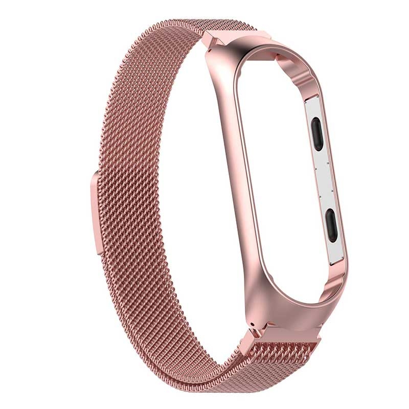 pulseira rose gold mi band 5