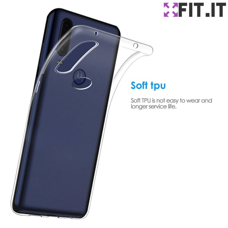 Capas Protetora TPU : Capa Protetora Tpu Anti Impacto Moto One Fusion  Transparente