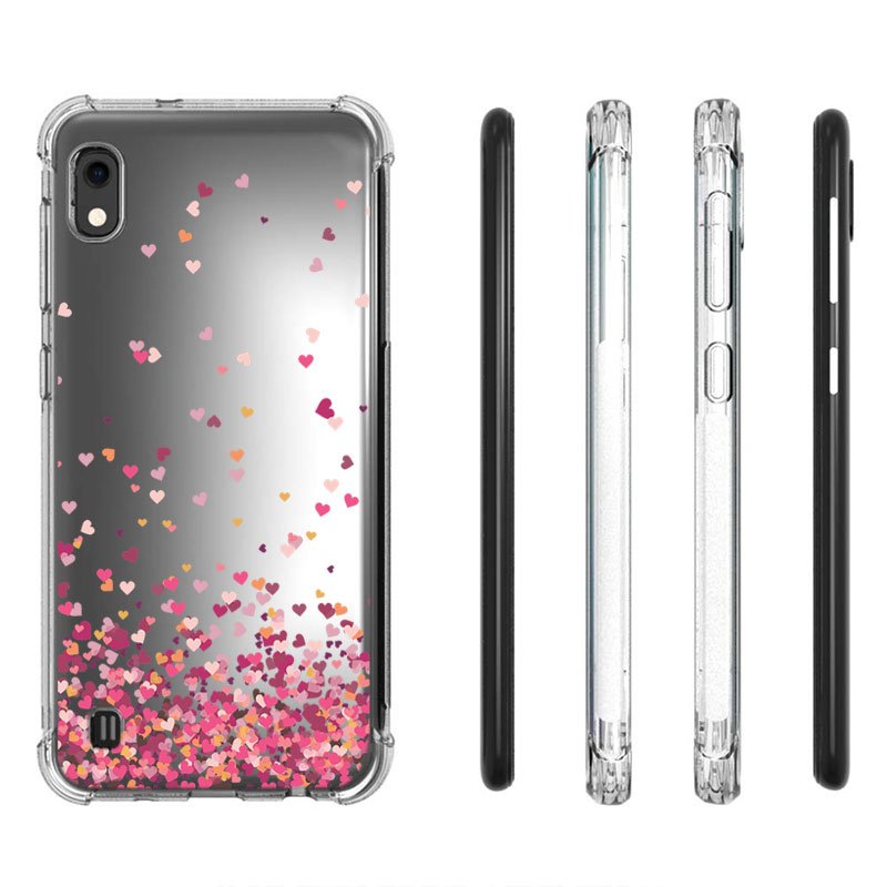 Capa Capinha Chuva Corações Anti Quedas Anti Impacto Samsung Galaxy A10