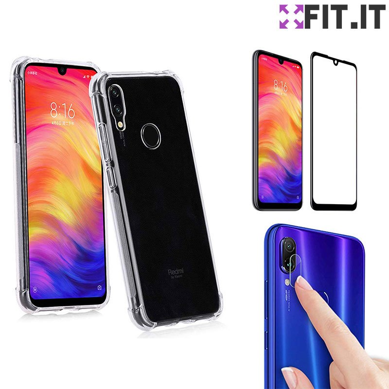 Película 5D para Xiaomi Redmi Note 7 / Note 7 Pro Preta | Películas de  vidro temperado/laminado para telemóvel Xiaomi - Comprar película
