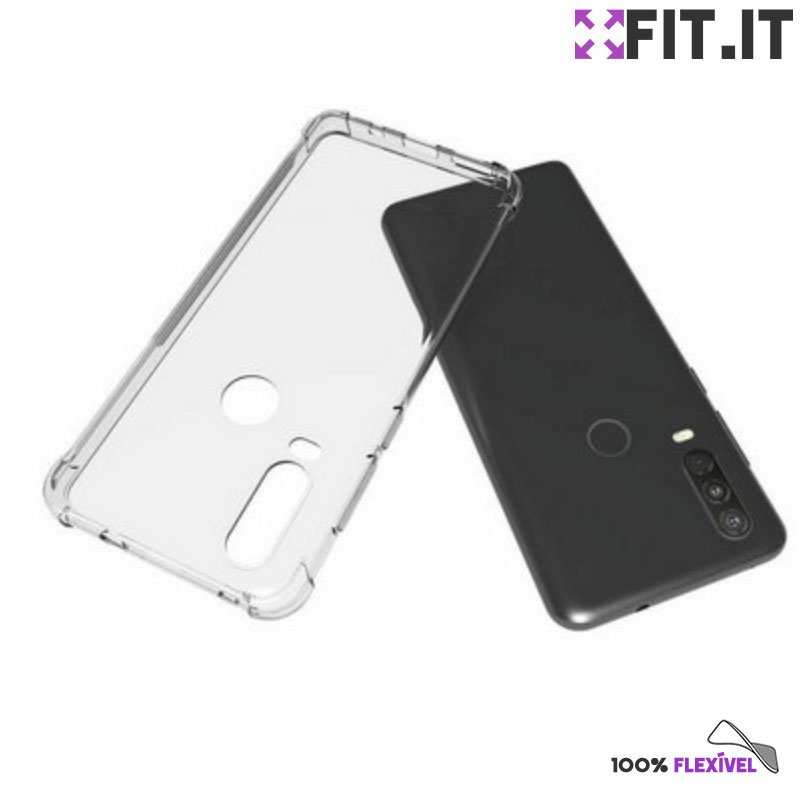 Capinha Case Anti Impacto Queda Motorola One Action + Película Nano 5D