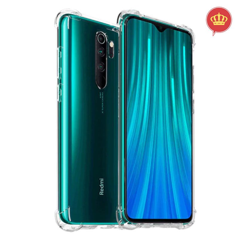 Capa Antishock Antiqueda Xiaomi Redmi Note 8 Pro - Transparente