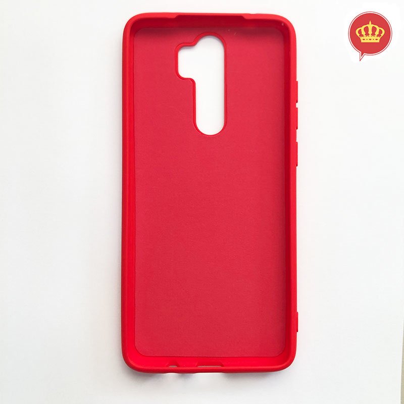 Capa Case Silicone Colorida Vermelha Xiaomi Redmi Note 8 Pro