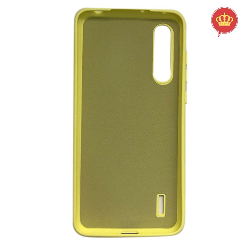 Capa Case Silicone Amarela Antiqueda Xiaomi Mi 9 Lite