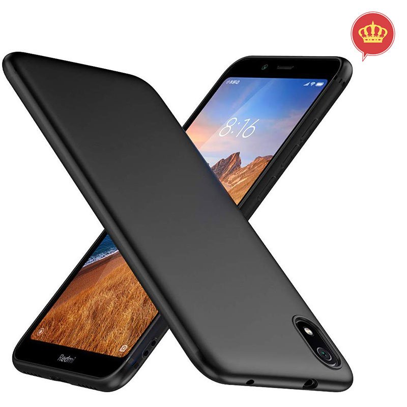 Capa Case Silicone Touch Incrível Preta Xiaomi Redmi 7A