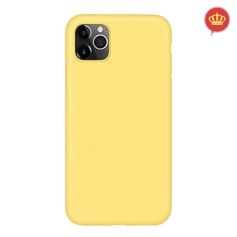 Capa Amarela Silicone Flexível Resistente iPhone 11 Pro Max