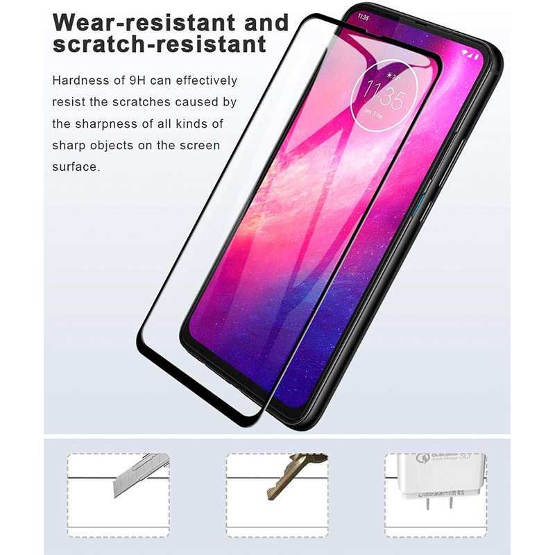 Capa Anti Shocks + Película 3D Vidro Motorola One Hyper