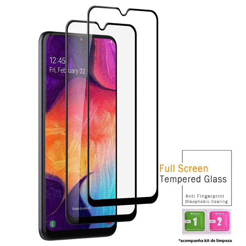 Capa AntiShock + Kit 2x Películas Vidro 3D Samsung Galaxy A30s