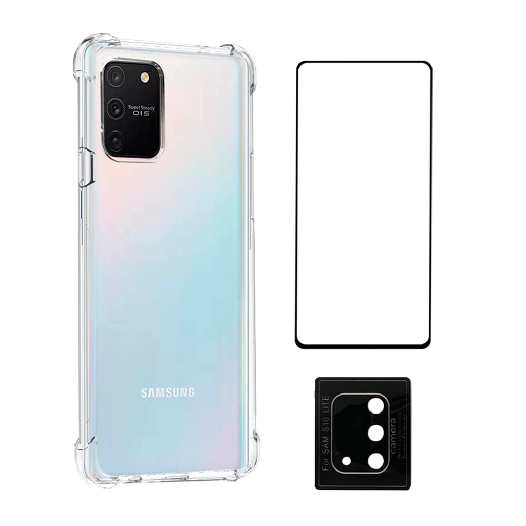 Película Gel e Verso + Câmera + Capa Galaxy S10 Lite 2020 nas americanas