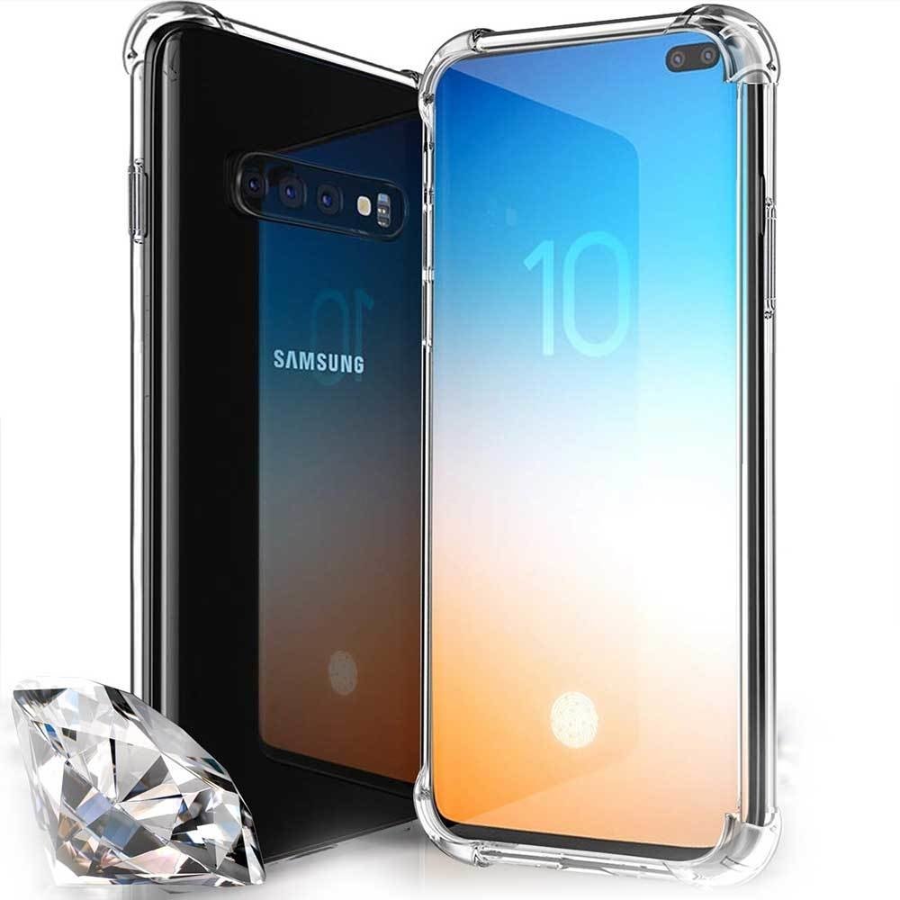 Capa Para Celular Samsung Galaxy S10 Plus Pcyes MT-S10+B Silicone Branco em  oferta na Estrela10