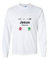 Camiseta Manga Comprida Jesus Chamando Cristã Fé