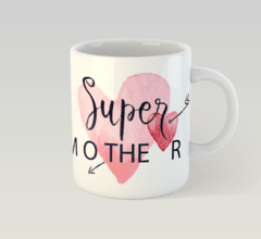 Caneca Cerâmica The Best Mom Super Mãe - Dia das Mães na internet
