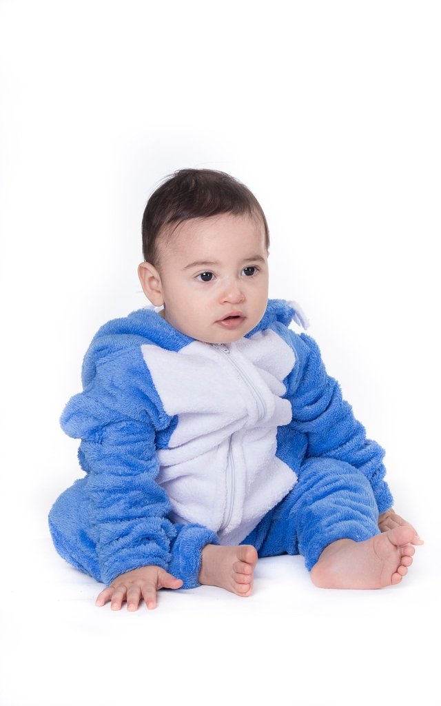 Pijama Stitch Azul De Polar Soft Aoni Design