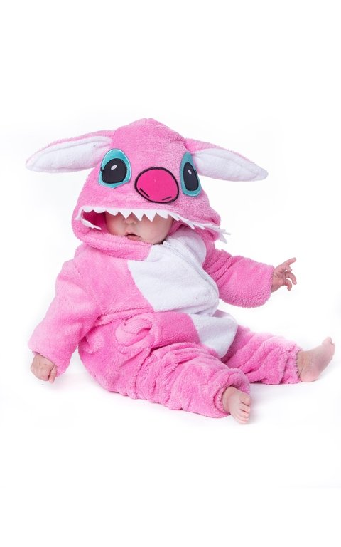 Pijama Stitch Rosa De Polar Soft Pijama Stitch Rosa De Polar Soft