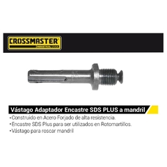 Vastago Adaptador Crossmaster 9969692 - Sds Plus A Mandril - comprar online