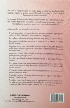 Reflexiones sobre la prueba judicial Reflexiones sobre la prueba judicial