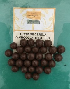 LICOR DE CEREJA COM CHOCOLATE AO LEITE - 100g