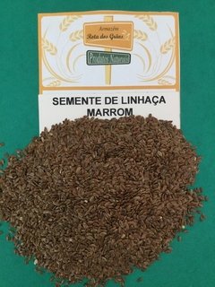 SEMENTE DE LINHAÇA MARROM - 100g