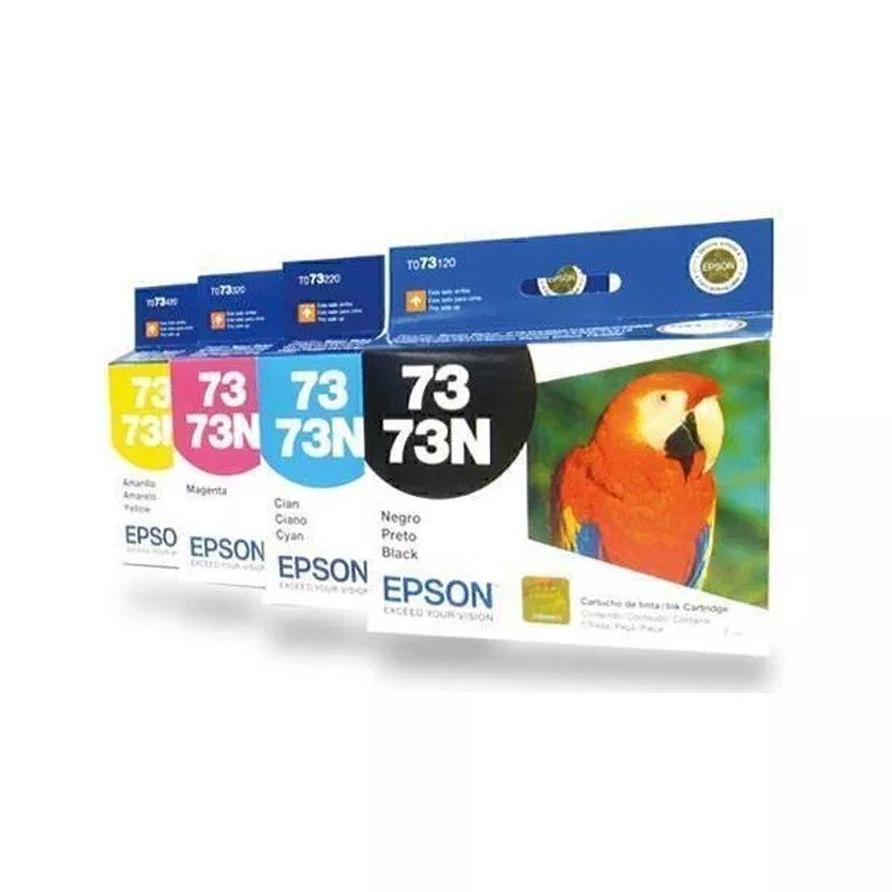 Cartuchos de tinta inkjet originales Epson 73 / 73N (Delivery Pack 4  colores)