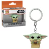 Funko Pop! Keychain The Mandalorian The Child with Cup