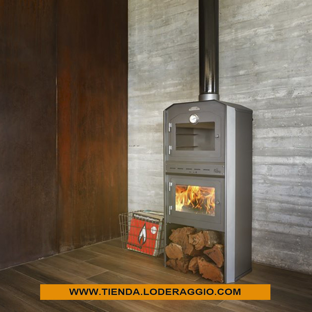 Calefactor a leña c/ horno Bahia Ñuke