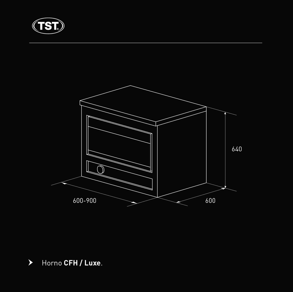 Horno Semi Industrial GAS 60 LUXE - Loderaggio