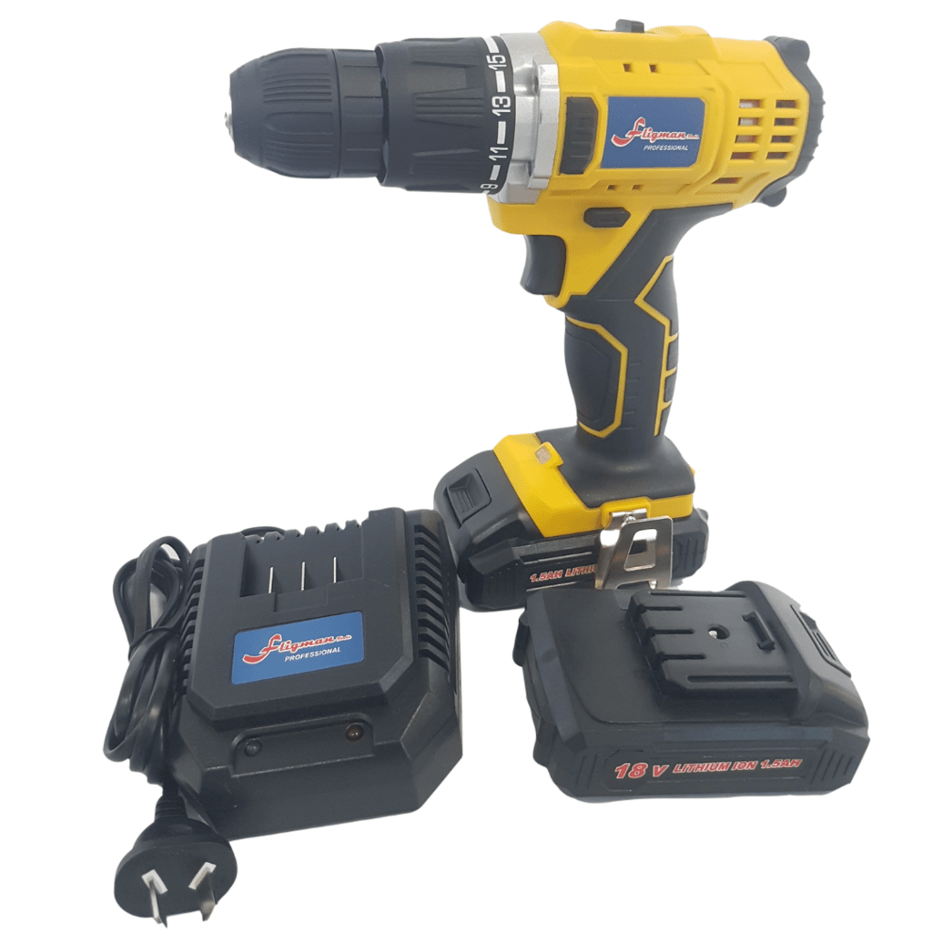Taladro Inalámbrico 13mm 2 Baterías Fligman