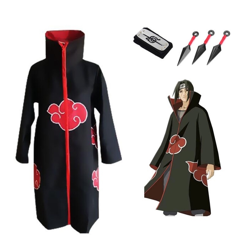 Capa Manto Akatsuki Itachi Sasuke Obito Anime Naruto Shippuden Sobretu