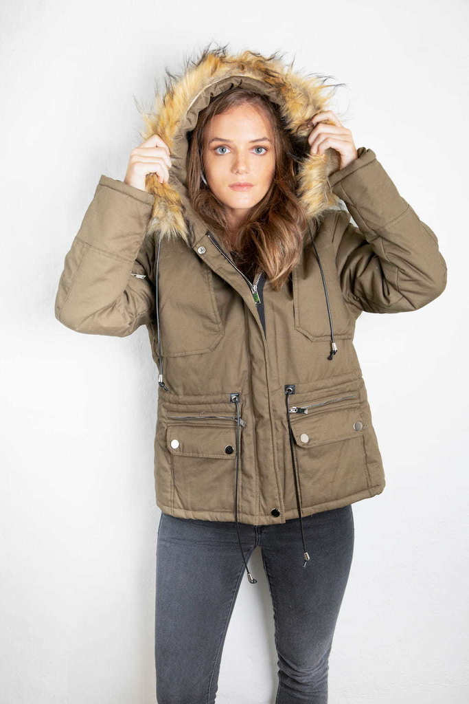 Parka con Piel Sintética Alaska - Paloma Clothes