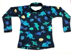 blusa com proteção uva e uvb infantil
