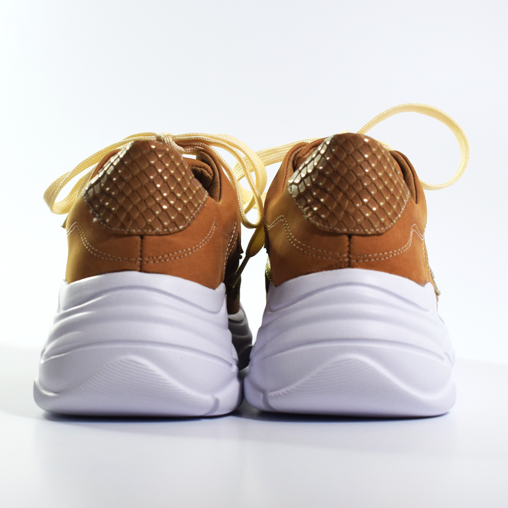 Zapatillas Plataforma Cuero Altas Sneakers Women Quica Puelo