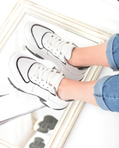 Zapatillas de Cuero LUNA BLANCA