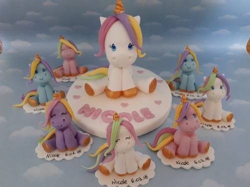 Souvenirs Unicornio My Little Pony Porcelana Fria