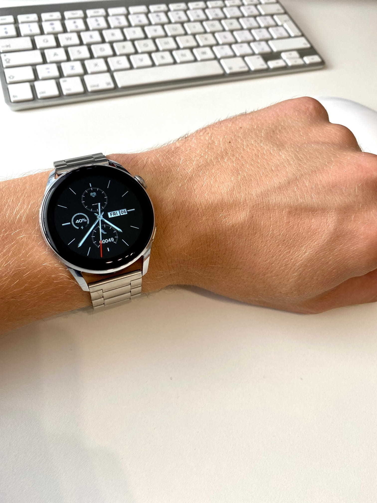 Smartwatch DT3 Plata Doble Malla