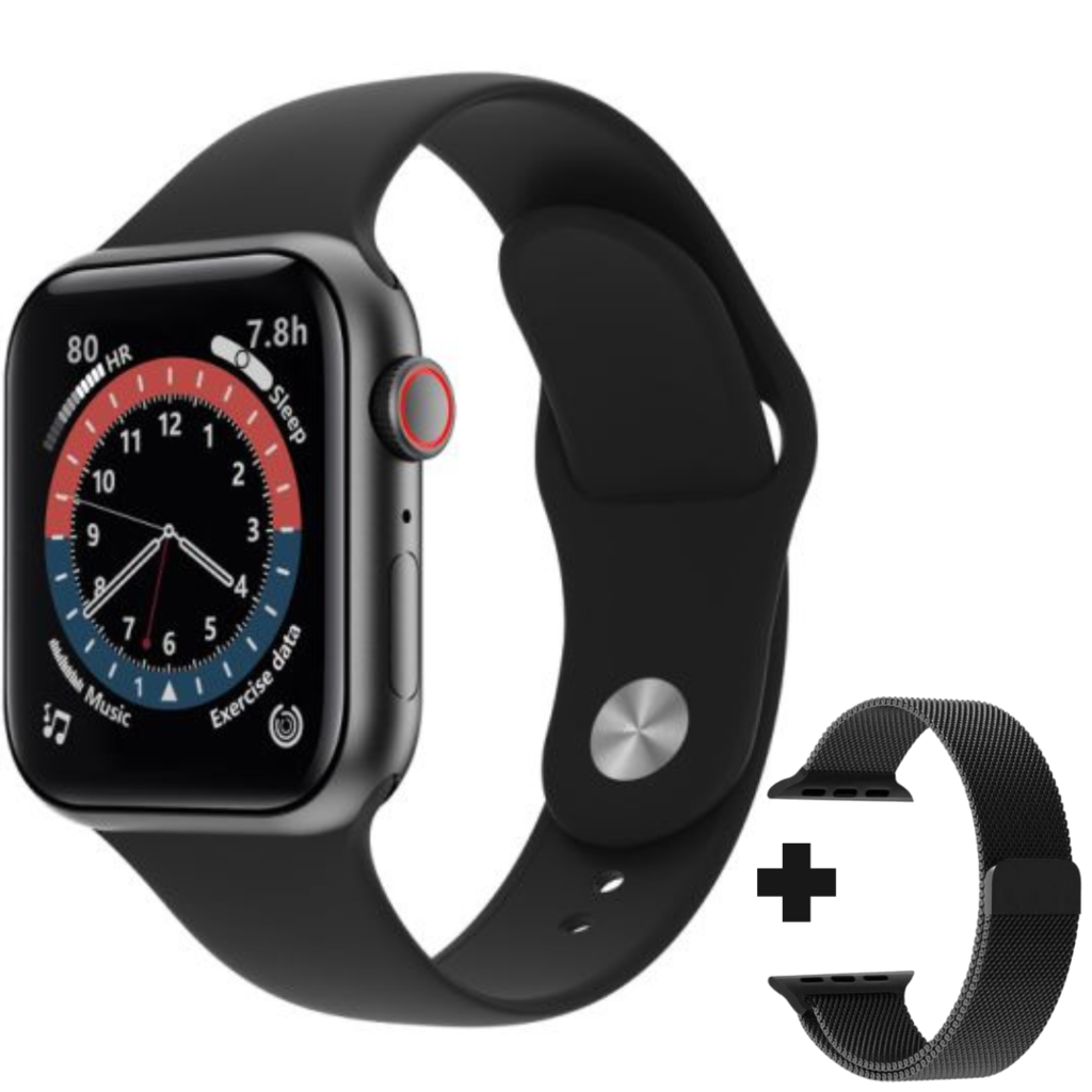 Smartwatch Beat UP6 Negro Mp3 Music Doble Malla