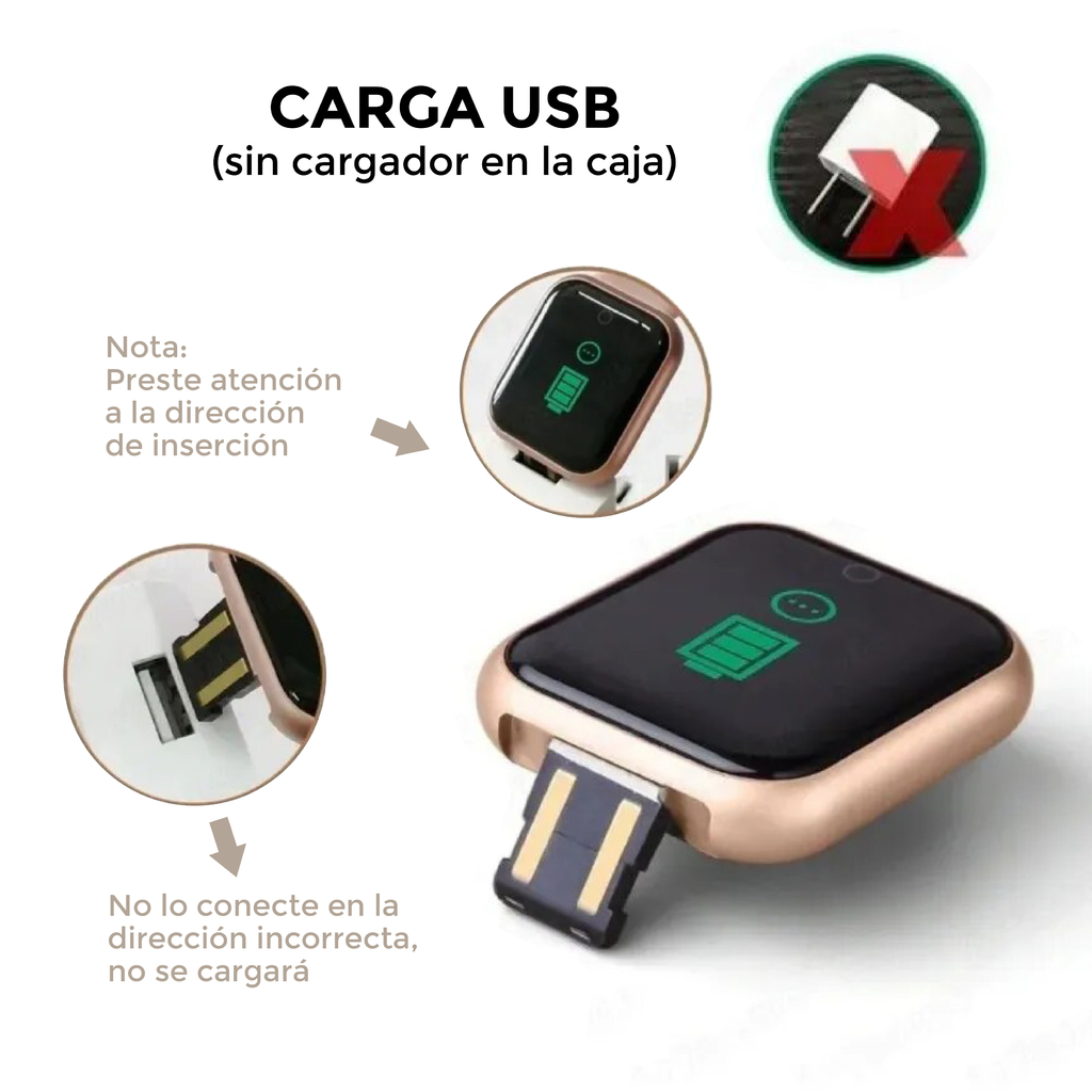 Smartwatch D20 Rosa - Tienda de Relojes Online