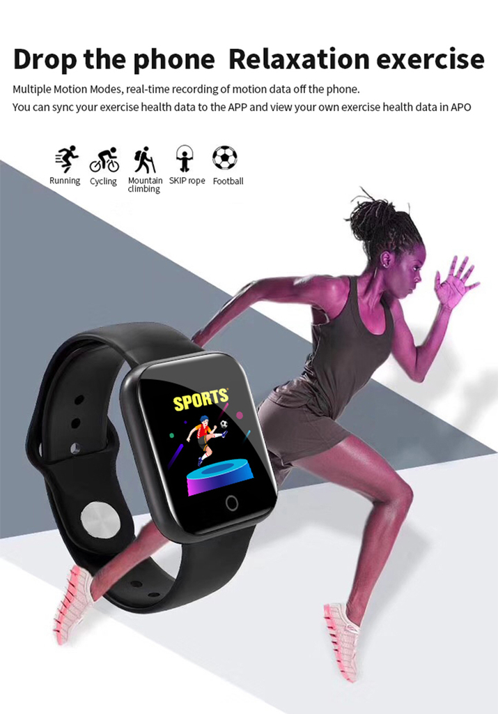 Smartwatch D20 Rosa - Tienda de Relojes Online
