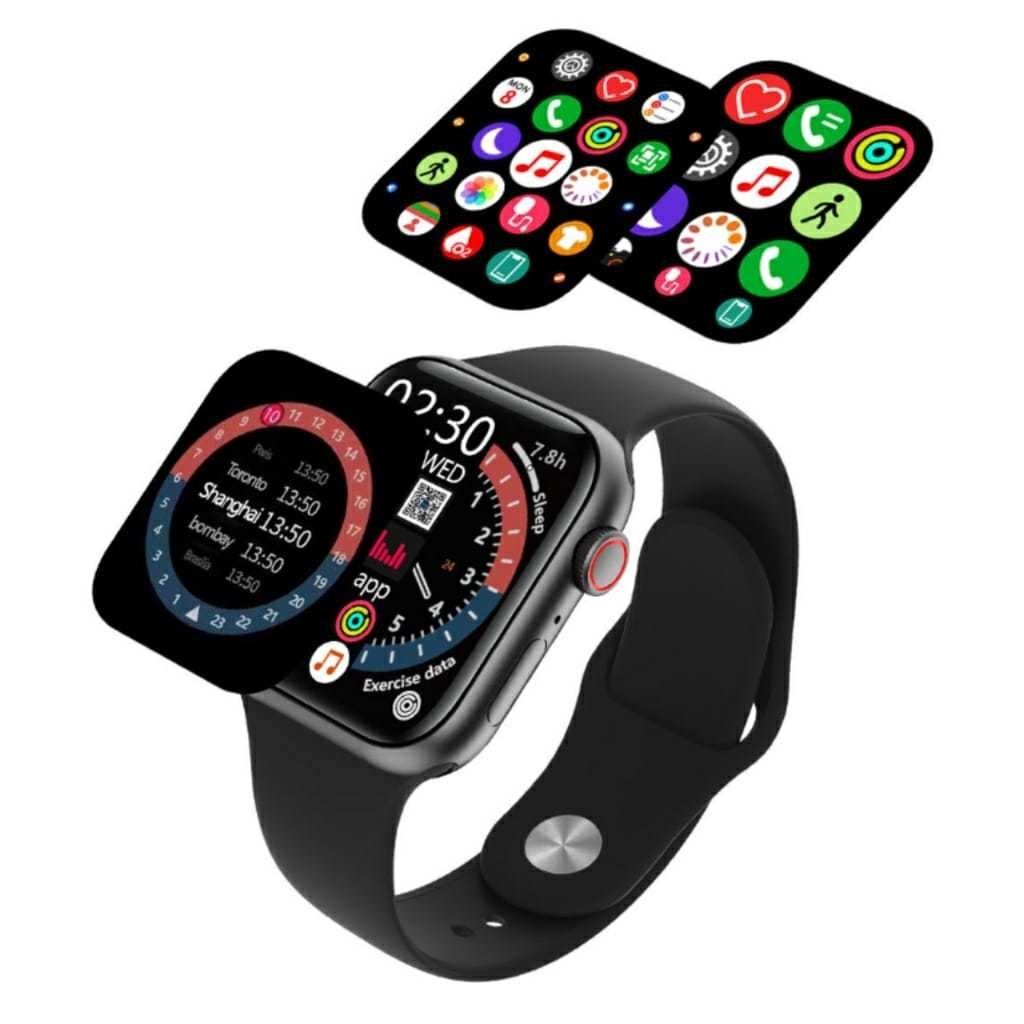 Smartwatch Beat UP6 Negro Mp3 Music Doble Malla
