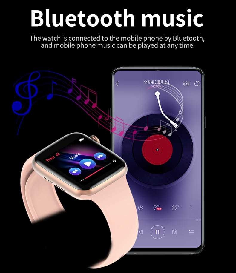 Smartwatch U98 Plus Music Mp3 Rosa Doble Malla