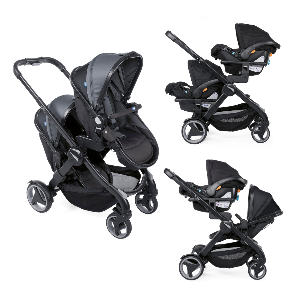 Cochecito para mellizos Hermanitos Gemelar Fully Twin Chicco