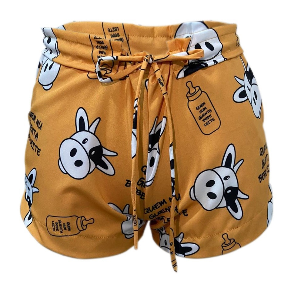 shorts de vaca