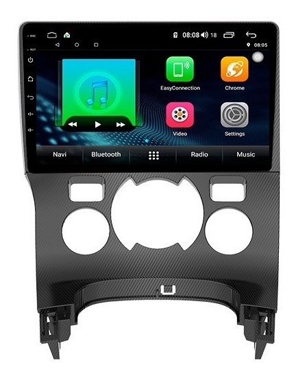 Stereo Multimedia 9" Peugeot 3008 / 5008 años 2013-2017 con GPS - WiFi - Mirror Link para Android/Iphone