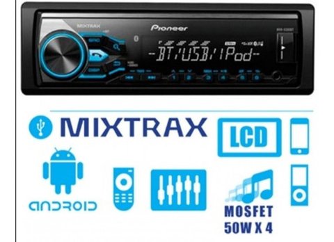 Combo Pioneer MXT-X3869BT - Stereo USB / BT sin CD + Parlantes 6x9" + Parlantes 6"