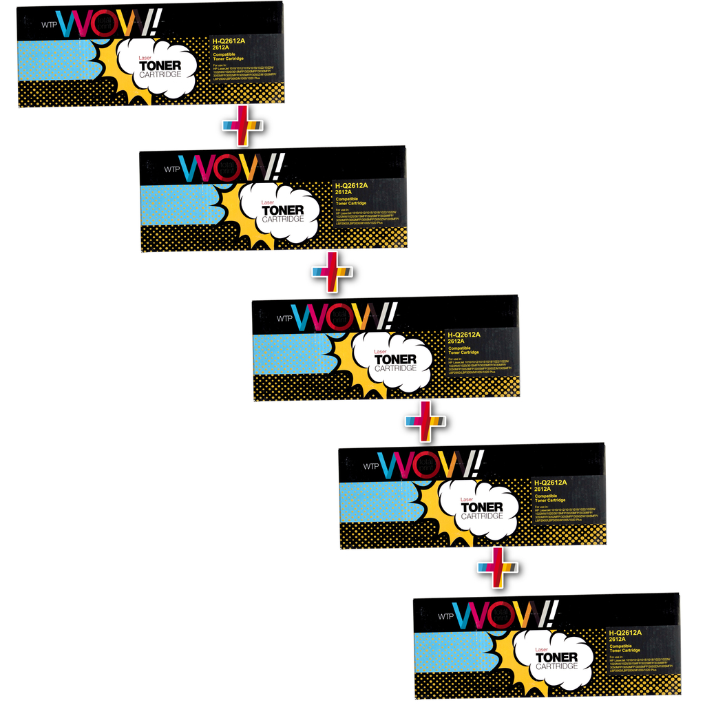 Toner Alternativo Para Q2612a 12a 2612a 1020 1018 1010 X 5