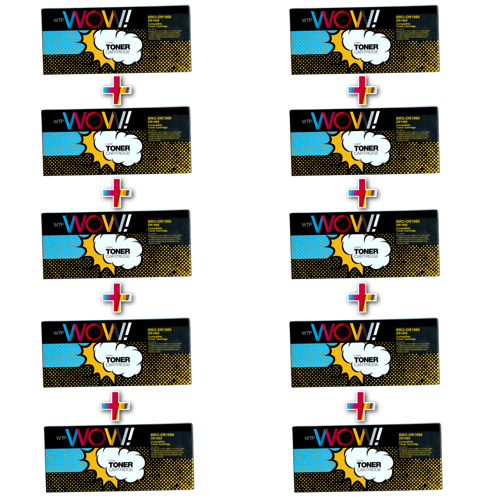 Toner Alternativo Para Brother TN 1060 Hl1200 1212w Dcp1512 X10