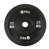 DISCO OLÍMPICO DE GOMA BUMPER 25 Kg QUUZ - comprar online