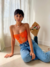 Bustier Antoniette (Naranja)