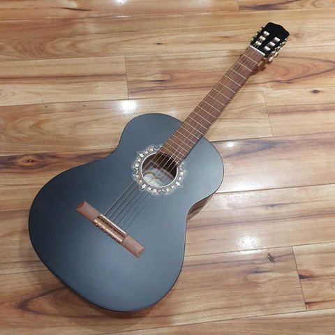 Guitarra Criolla De Estudio Fonseca 25 Negro Mate