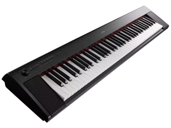 Teclado Piano Yamaha Piaggero Np32b Negro 76 teclas Sensitivo