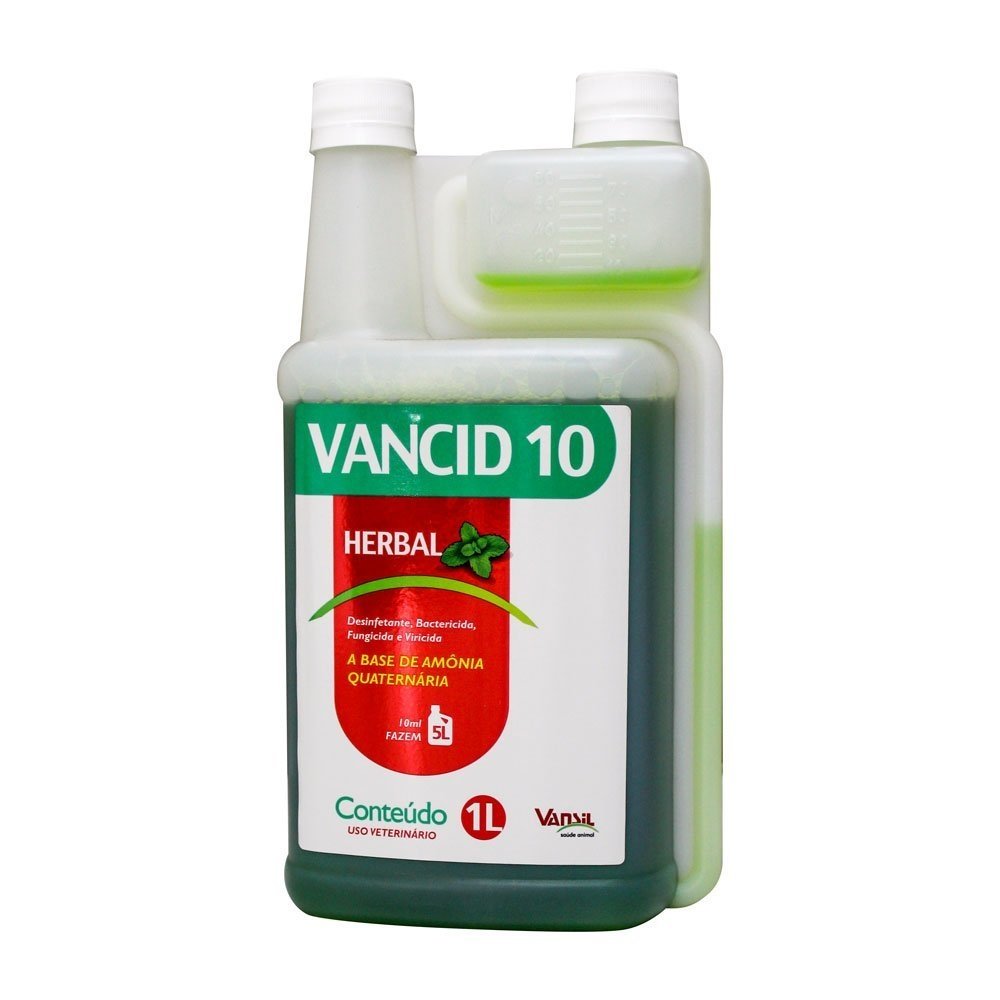 Vancid Herbal 10% Desinfetante de Ambientes - 1 Litro